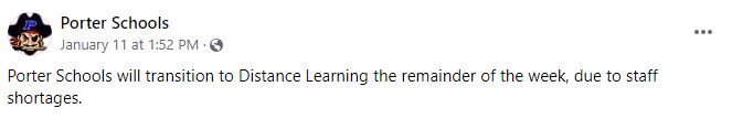 Porter announcement